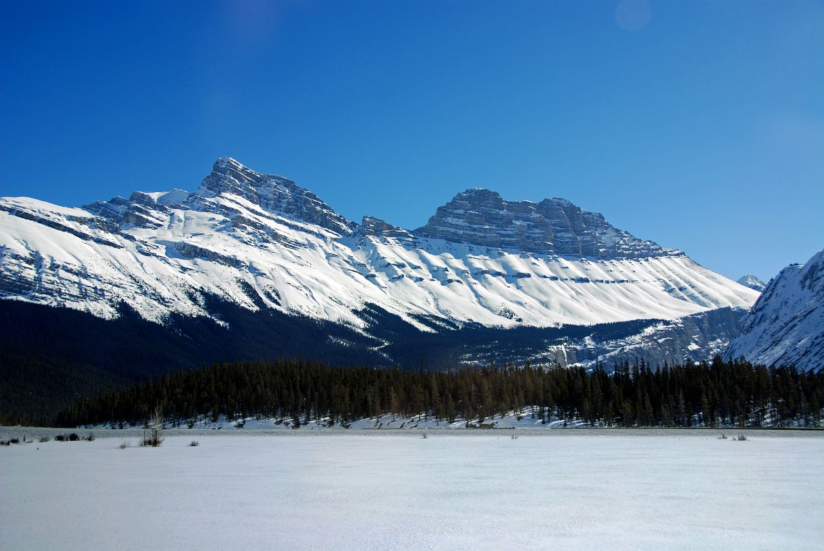 15 Cirrus Mountain From Near Big Bend On Icefields Parkway